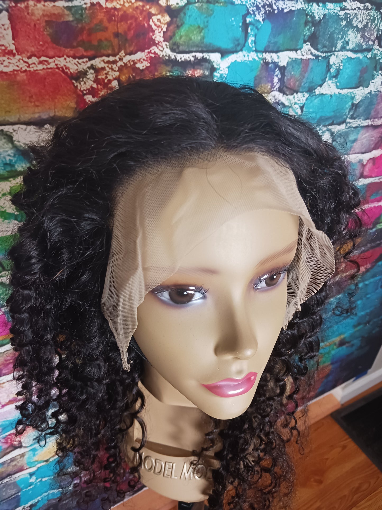 Virgin Remy transparent lace front wig
