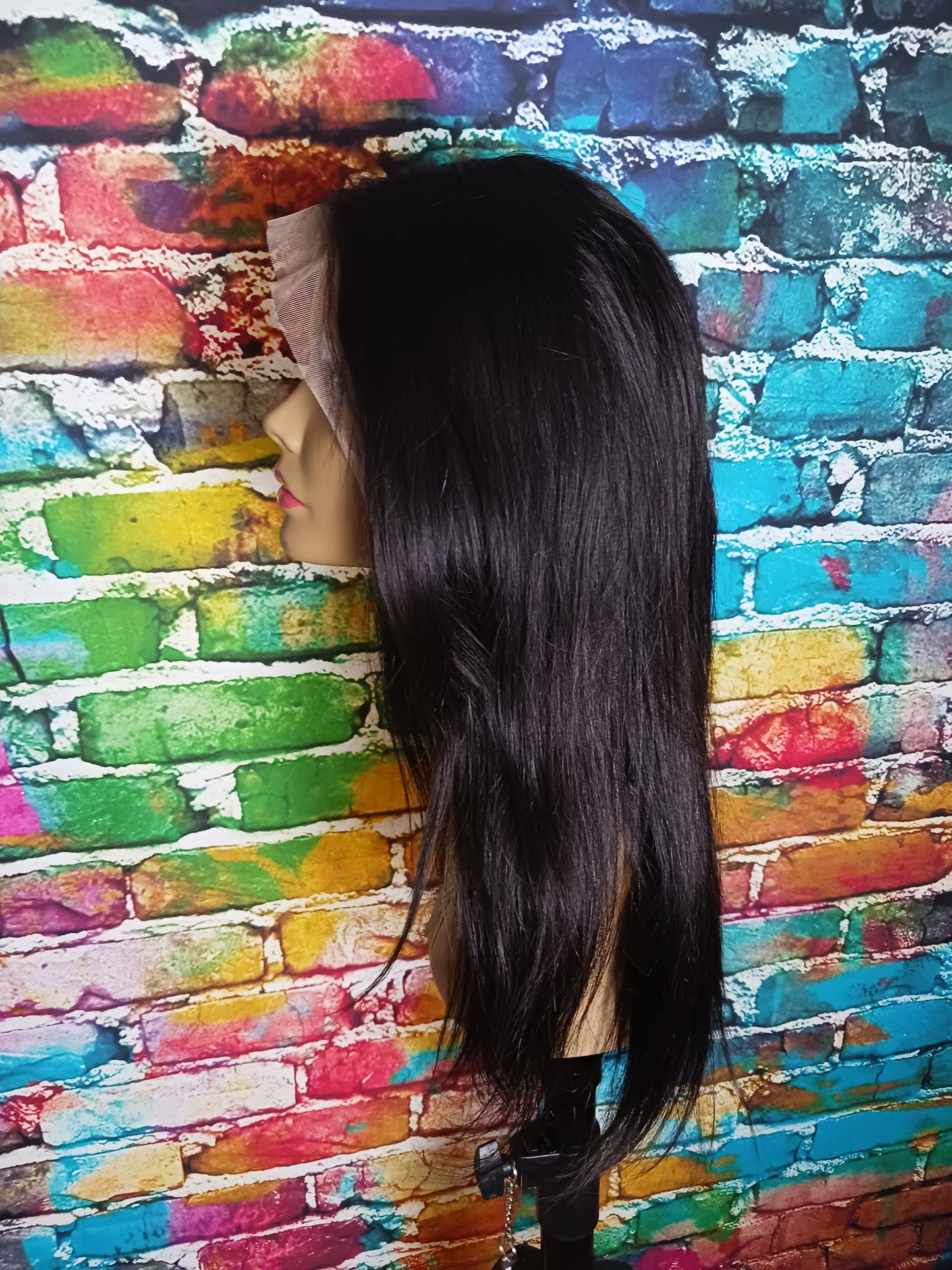 Virgin Remy transparent lace front wig